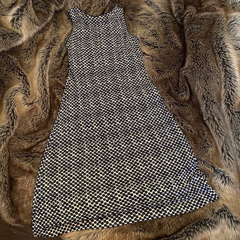 Tory Burch Sleeveless Polka Dot Dress - Picture 7 of 7